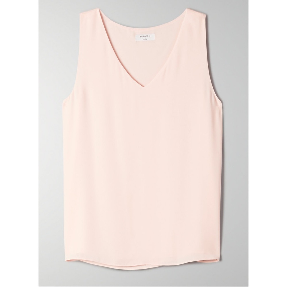 NWT Murphy Long Blouse in Soft Blush Pink color